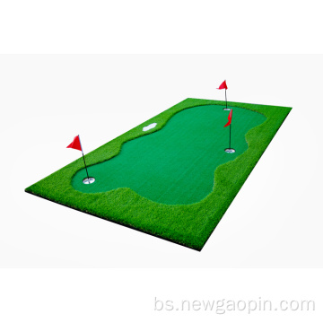 golf postavlja zeleno igralište za mini golf 18 rupa